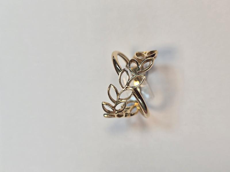 انگشتر طلا 18 عیار زنانه پریدخت گالری مدل خوشه کد PAR001713