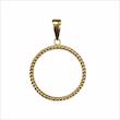 آویز طلا 18 عیار زنانه پریدخت گالری مدل حلقه کد PAA002486