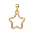 آویز طلا 18 عیار زنانه مدوپد مدل ستاره کد MOA003745