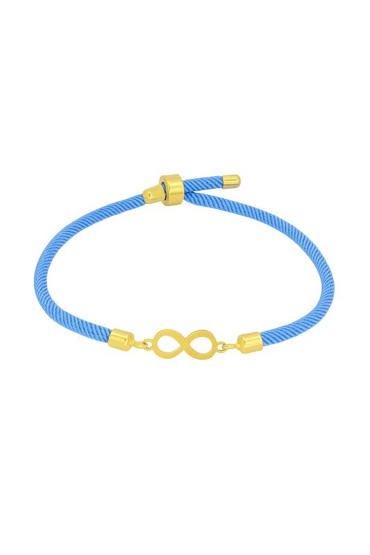 دستبند طلا 18 عیار زنانه پیرو گلد گالری مدل دستبندی مدل بینهایت کد PID003142