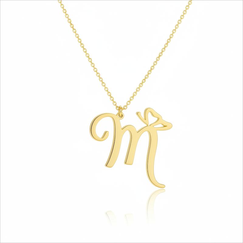 آویز طلا 18 عیار زنانه شمش طلا مدل  حروف انگلیسی   کد STA001366