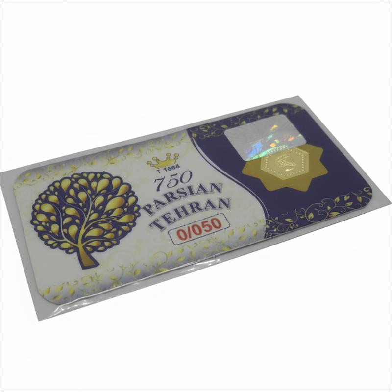 سکه طلا 18 عیار شمش طلا مدل پارسیان  کد STC002566