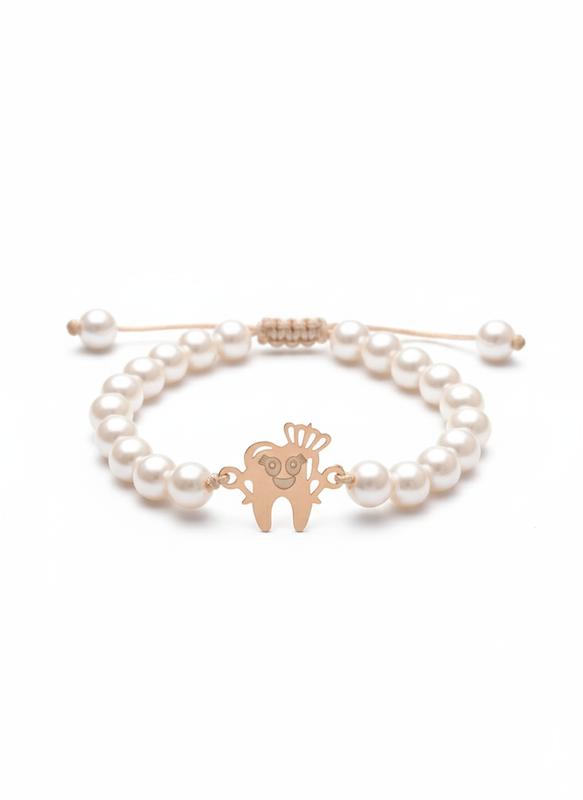 دستبند طلا 18 عیار زنانه شمش طلا مدل دندان بچگانه  کد STD002642