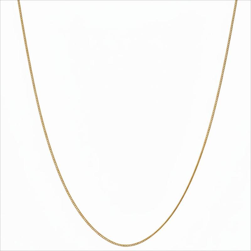 زنجیر طلا 18 عیار زنانه طلای آماندا مدل کارتیه کد AMZ001545