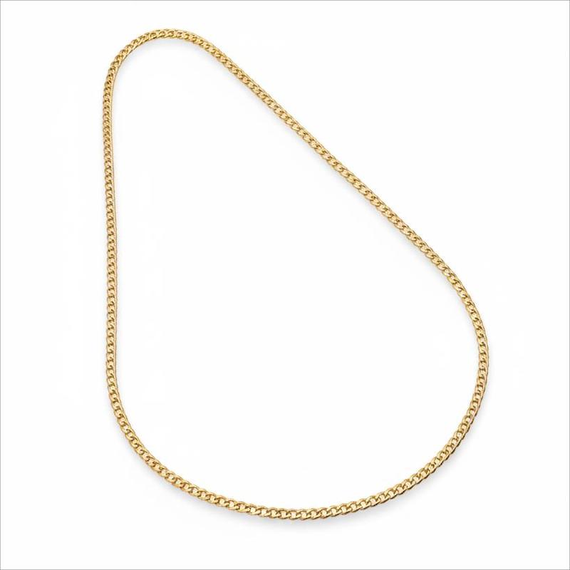 زنجیر طلا 18 عیار زنانه طلای آماندا مدل کارتیه کد AMZ001547