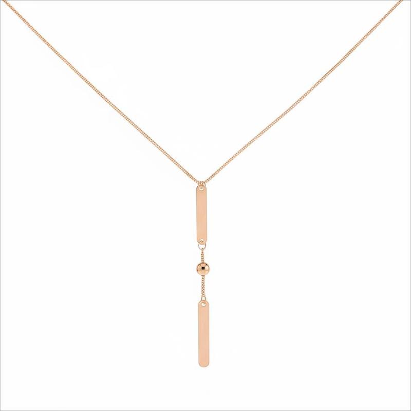 گردنبند طلا 18 عیار زنانه طلای آماندا مدل ایتالیایی کد AMN001667