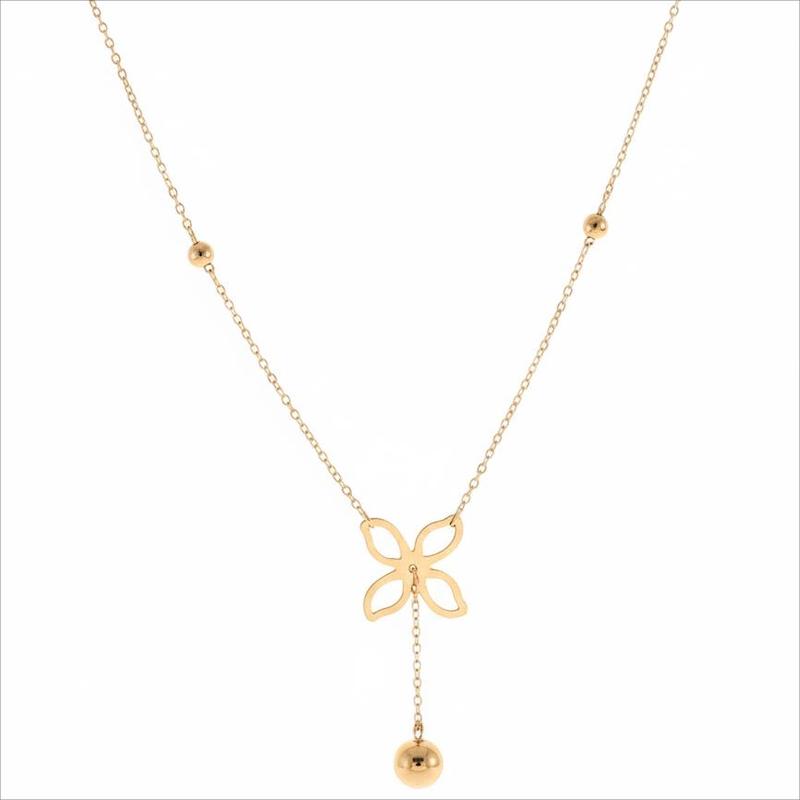 گردنبند طلا 18 عیار زنانه طلای آماندا مدل ایتالیایی کد AMN001670