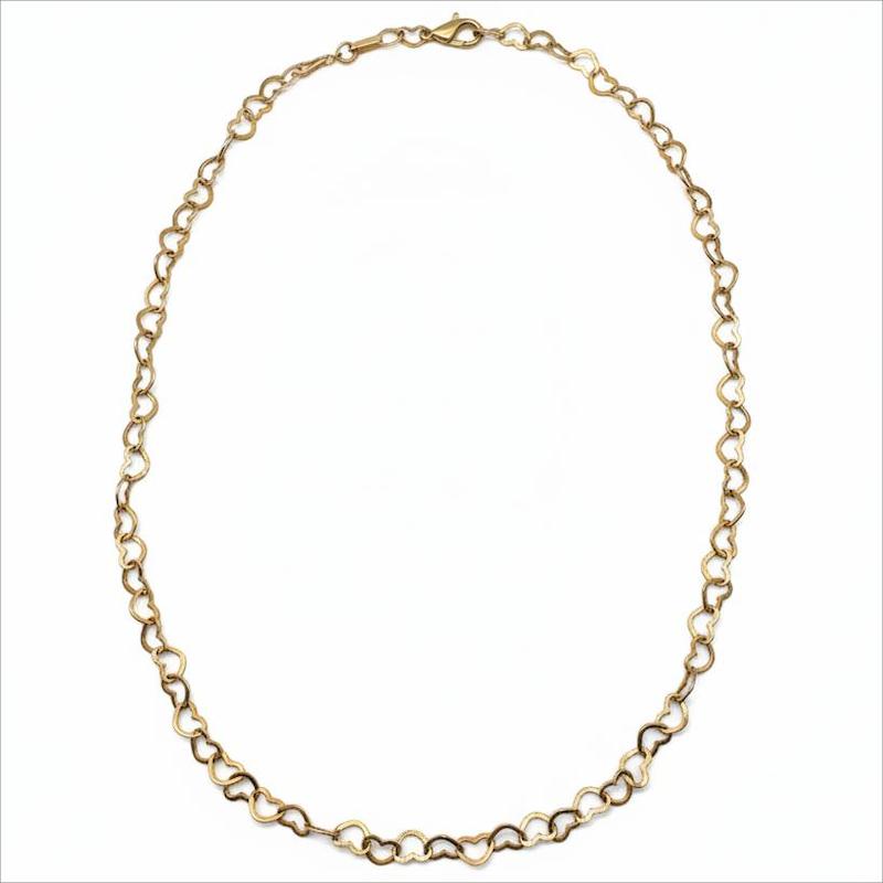 گردنبند طلا 18 عیار زنانه طلای آماندا مدل قلب کد AMN003048