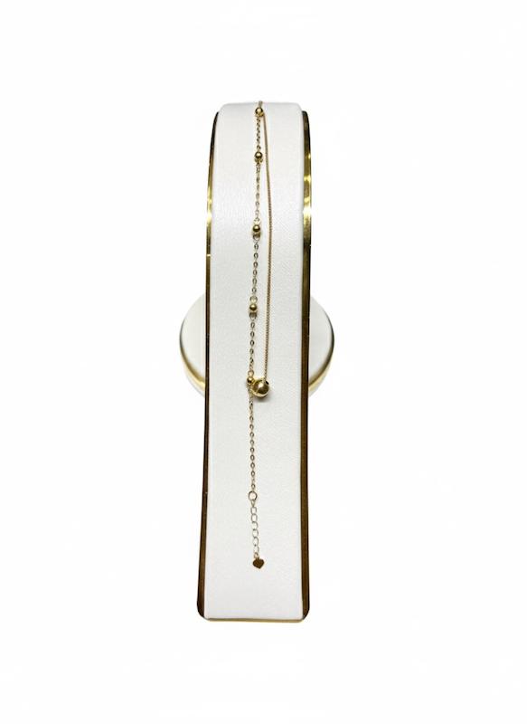 دستبند طلا ۱۸ عیار سوپر لایت گالری طلا و جواهر یاوری