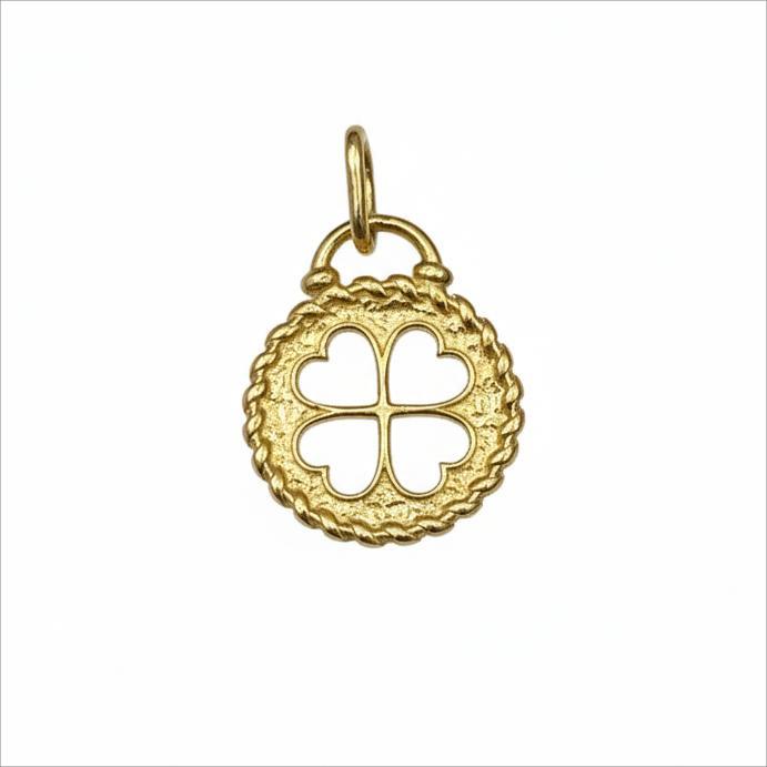 آویز طلا ۱۸ عیار مدال گشنیز گالری زرنوش