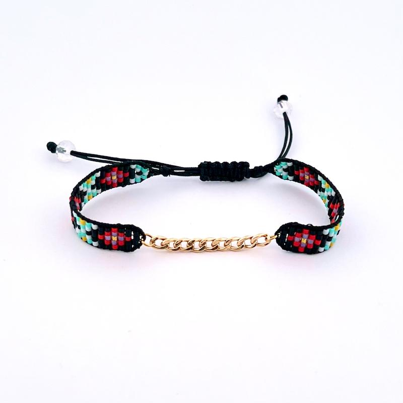 دستبند طلا ۱۸ عیار دستبند تيكه كارتيه با بند ميوكى گالری زرنوش