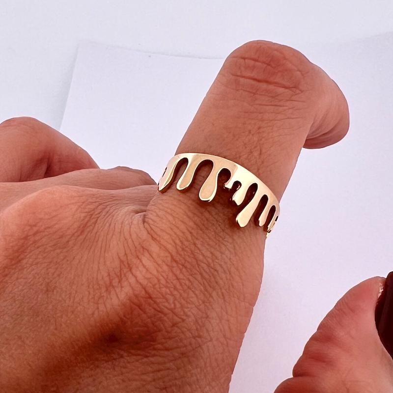 انگشتر طلا ۱۸ عیار انگشتر شره گالری زرنوش