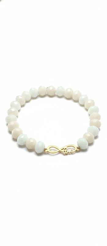 دستبند طلا ۱۸ عیار بینهایت نهال گلد گالری