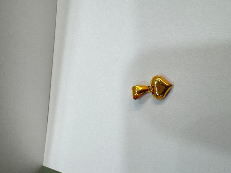 آویز طلا ۱۸ عیار طرح قلب گالری طلای ملکان