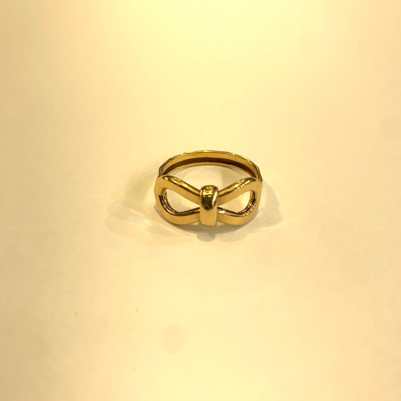 انگشتر طلا ۱۸ عیار پاپیون گالری جواهری مهربان