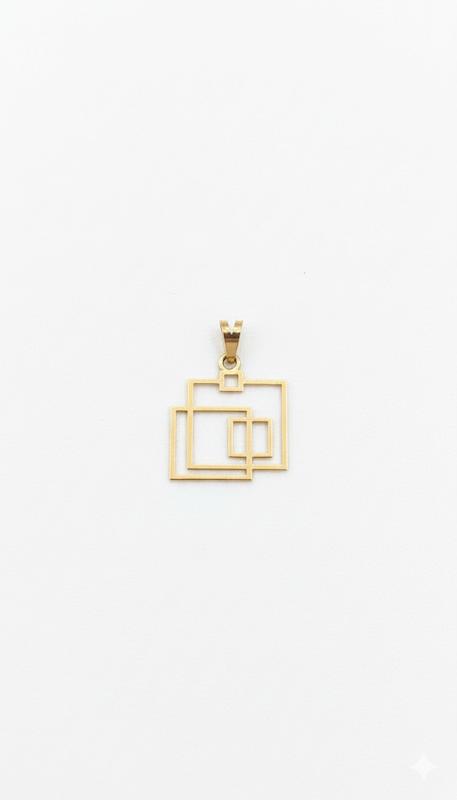 آویز طلا ۱۸ عیار لیزری گالری طلای شفیع