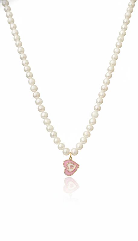 گردنبند طلا ۱۸ عیار مرواریدی گالری طلای شفیع