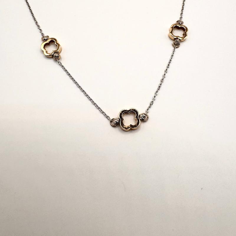 گردنبند طلا ۱۸ عیار ونکلیف گالری طلای آماندا