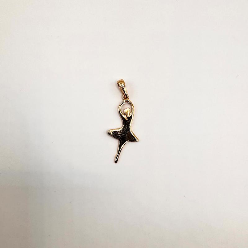 آویز طلا ۱۸ عیار بالرین گالری طلای آماندا