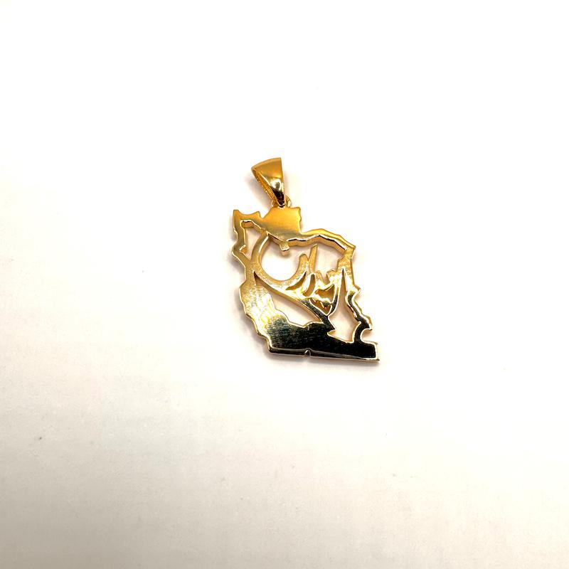 آویز طلا ۱۸ عیار ایران گالری طلای آماندا