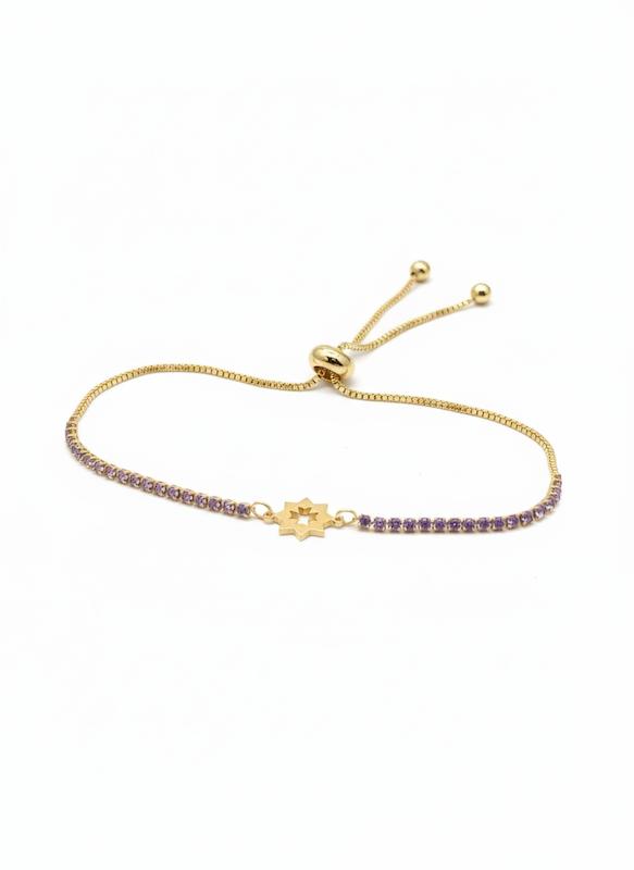 دستبند طلا ۱۸ عیار ستاره گالری ملورین