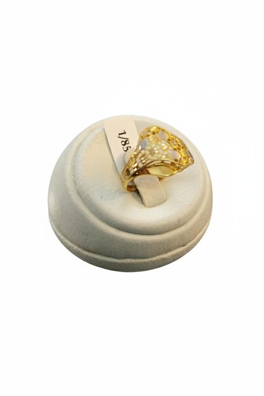 انگشتر طلا ۱۸ عیار صدف گالری طلاجات زحمتکش