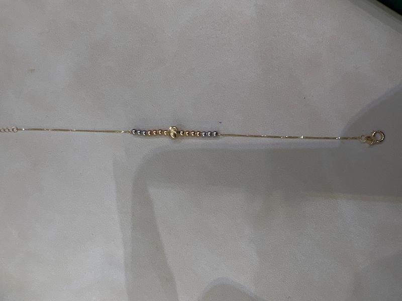 دستبند طلا ۱۸ عیار استار تاس گالری