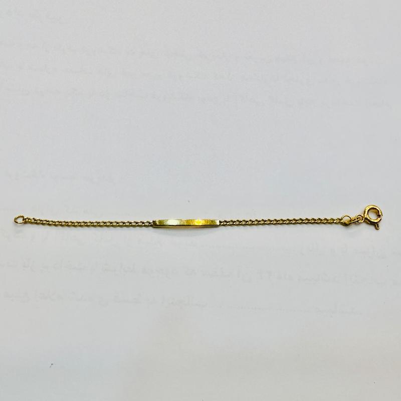 دستبند طلا ۱۸ عیار کارتیه پلاک دست گالری الیاگلد