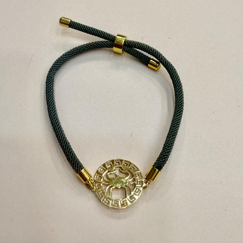 دستبند طلا ۱۸ عیار ماه تولد آبان گالری الیاگلد