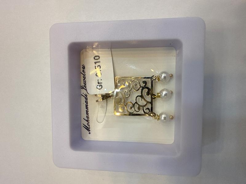 آویز طلا ۱۸ عیار طلاومروارید گالری الیاگلد