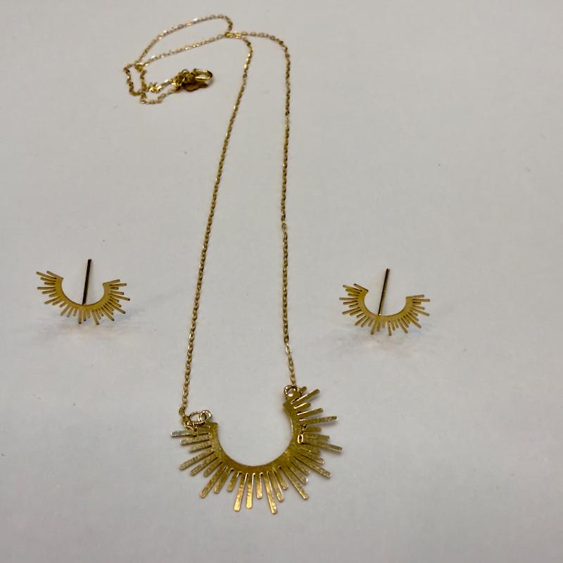 سرویس طلا ۱۸ عیار خورشید گالری الیاگلد