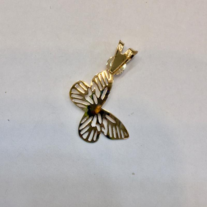 آویز طلا ۱۸ عیار پروانه گالری الیاگلد