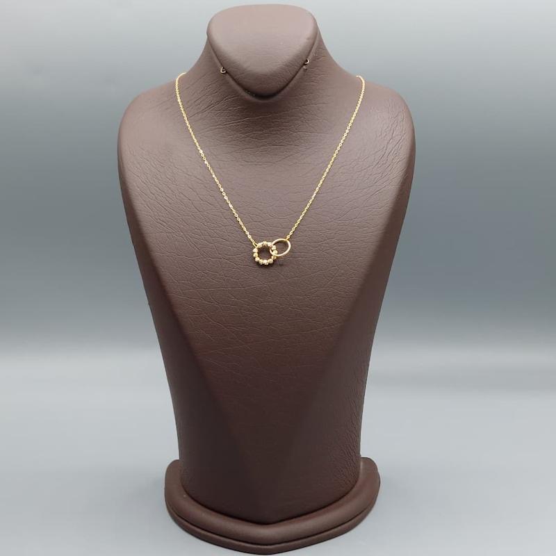 گردنبند طلا ۱۸ عیار سولدا گالری طلا فروشی سیما