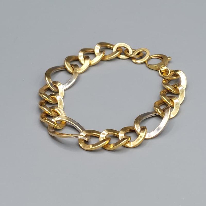 دستبند طلا ۱۸ عیار نيلي گالری طلا فروشی سیما