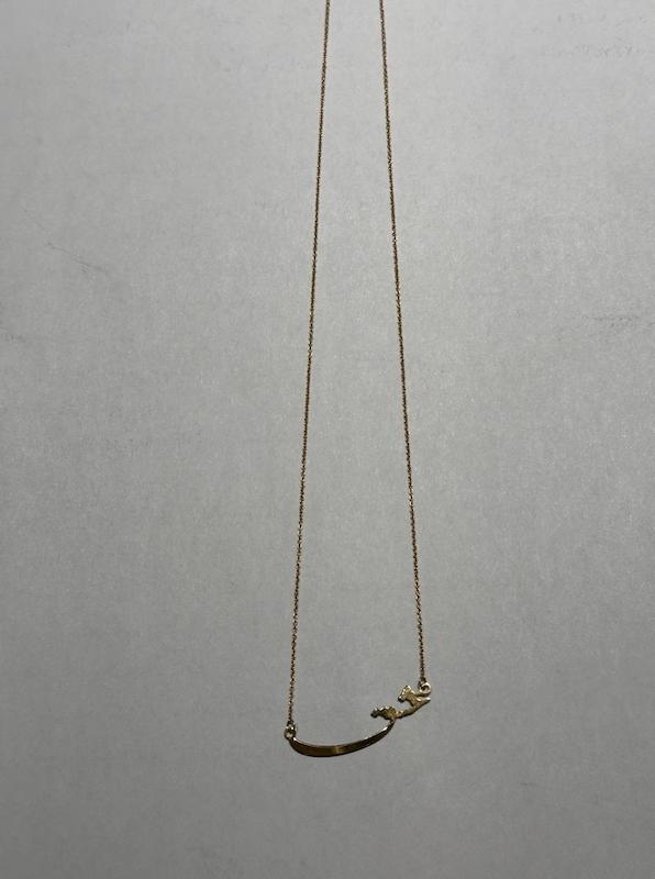 آویز طلا ۱۸ عیار عشق گالری طلا دوران