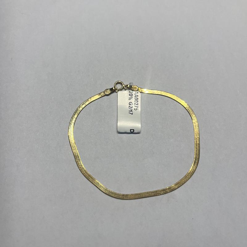 دستبند طلا ۱۸ عیار هرینگبون گالری طلا دوران