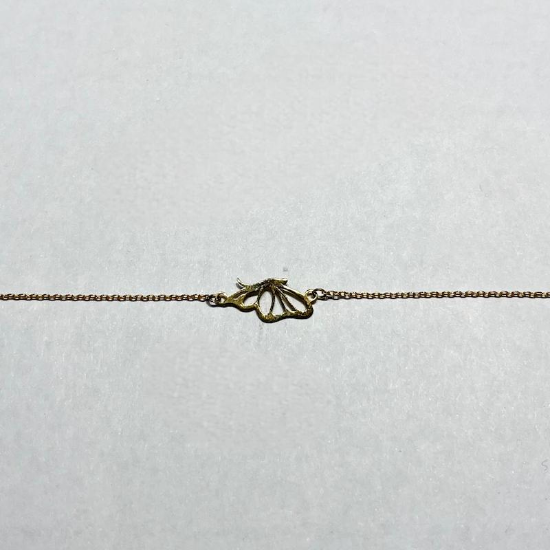 دستبند طلا ۱۸ عیار پروانه گالری طلا دوران