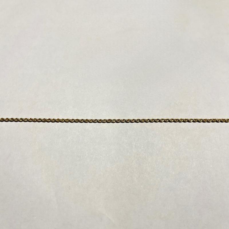 دستبند طلا ۱۸ عیار طنابی گالری طلا دوران