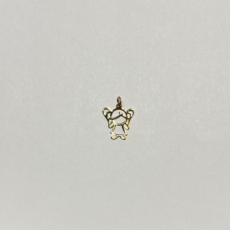 آویز طلا ۱۸ عیار عروسک گالری طلا دوران