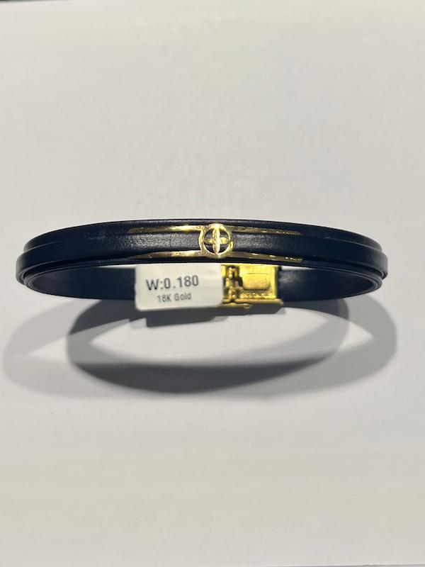 دستبند طلا ۱۸ عیار چرم گالری طلا دوران