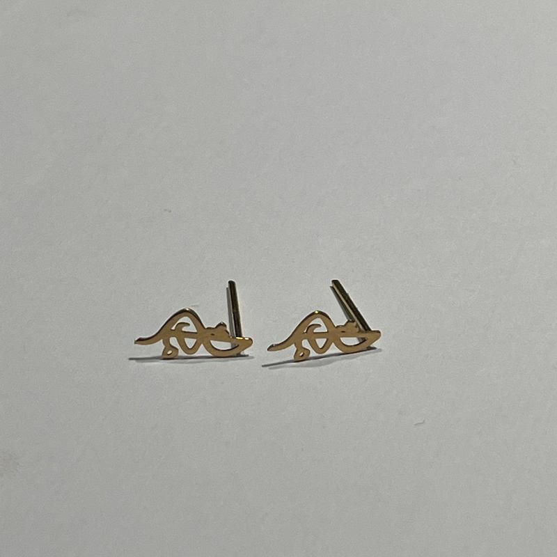 گوشواره طلا ۱۸ عیار گوشواره میخی گالری طلا دوران