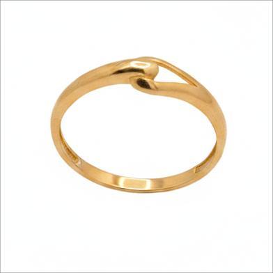 انگشتر طلا ۱۸ عیار گره ای گالری جواهری بیابانی