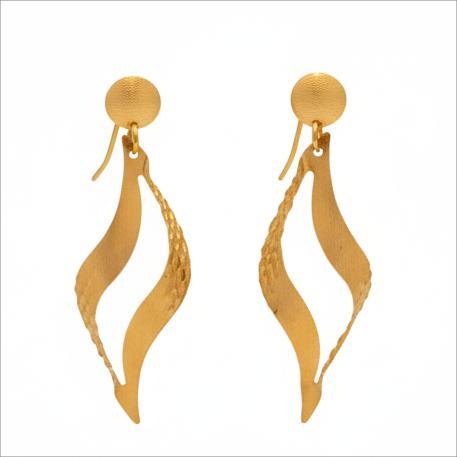 گوشواره طلا ۱۸ عیار الیزه گالری جواهری بیابانی