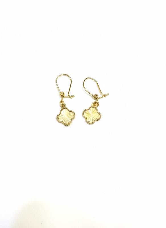 گوشواره طلا ۱۸ عیار گوشواره ونکلیف گالری طلا و جواهر یاوری