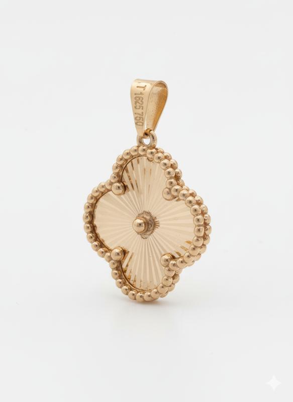 آویز طلا ۱۸ عیار ونکلیف گالری طلای شریف