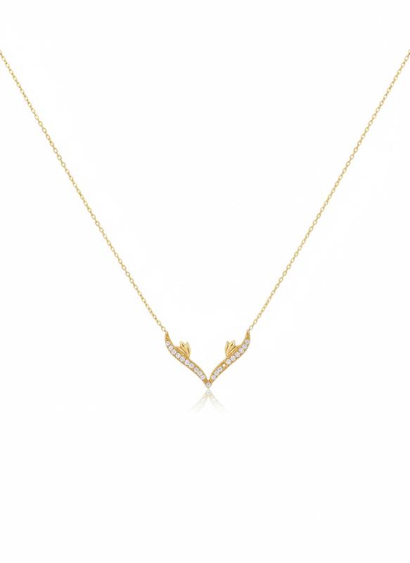 گردنبند زنانه طلا ۱۸ عیار گردنبند تیفانی گالری طلای شفیع