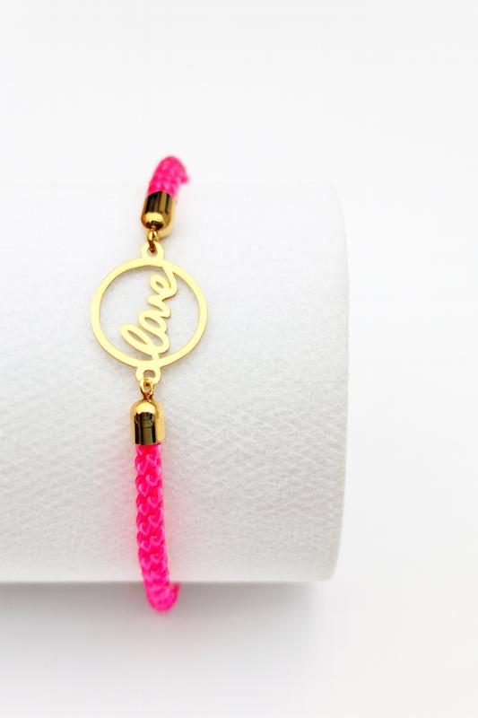 دستبند زنانه طلا ۱۸ عیار دستبند لاو گالری زربام