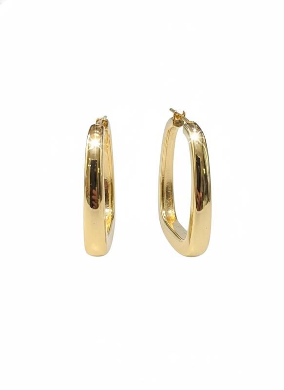 گوشواره زنانه طلا ۱۸ عیار لوکس گالری نقشار