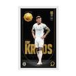 کارت فوتبالی طلا 18 عیار سوت مدل تونی کروس Toni Kroos طرح فوتبالی 2025 کد SO10115