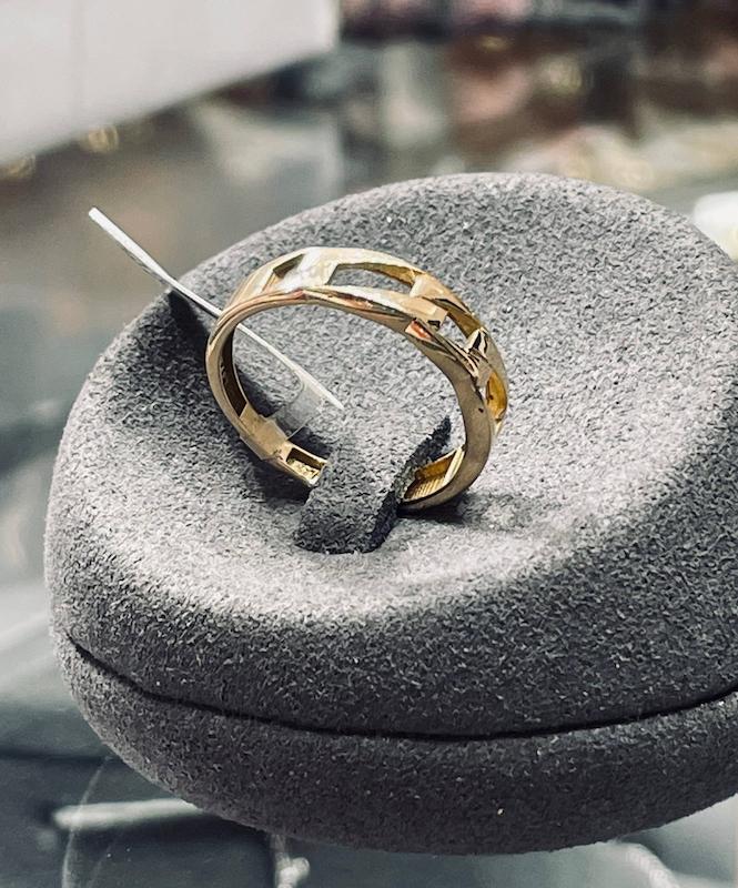 انگشتر طلا ۱۸ عیار انگشتر مدل 2190 جواهری سید احسان ولی زاده